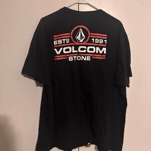 Volcom Black Logo Tee